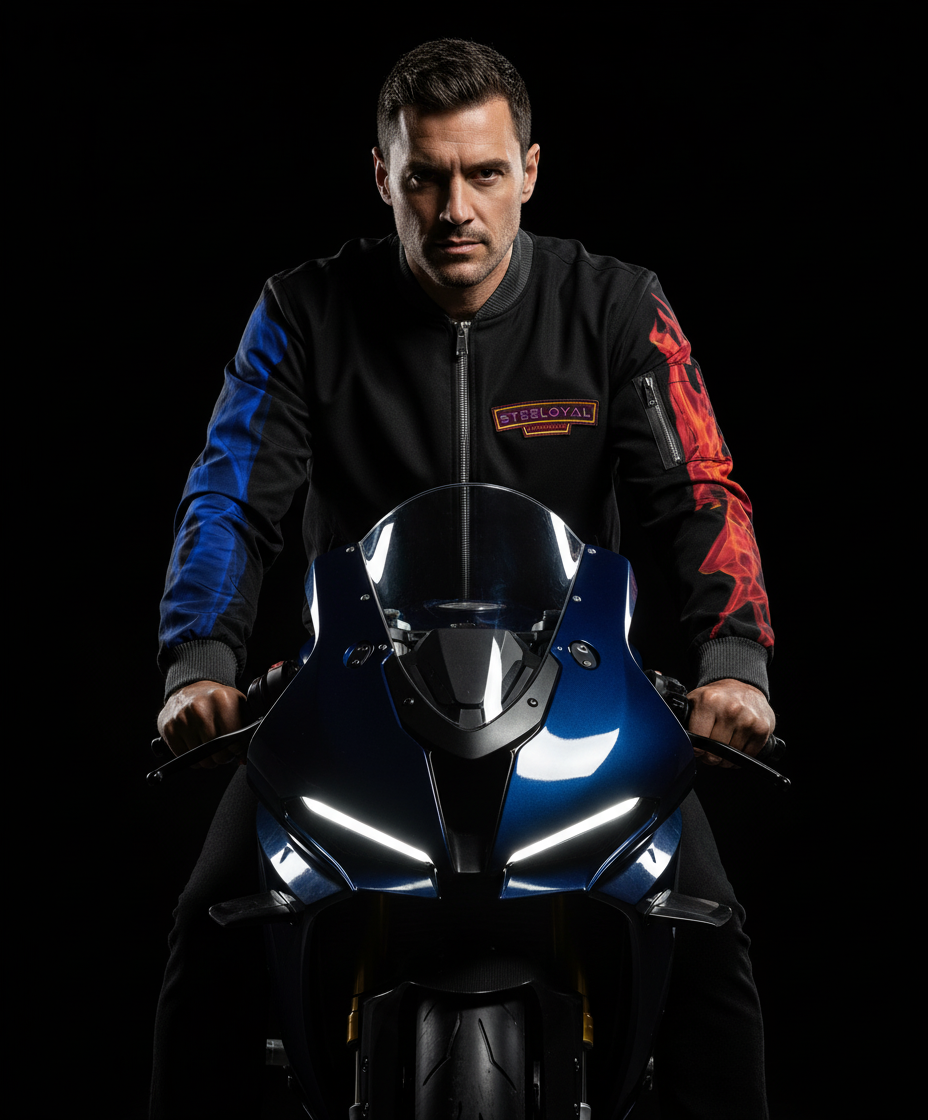 Steeloyal Phoenix Fire Bomber Jacket - Elevate Your Style with Precision and Performance