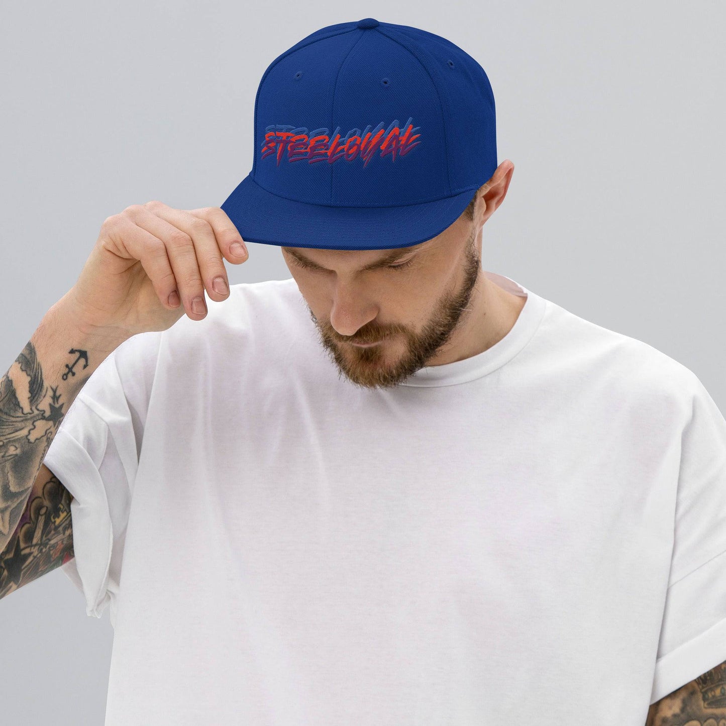 "Steeloyal Tri-Signature Snapback crown" - STEELOYAL