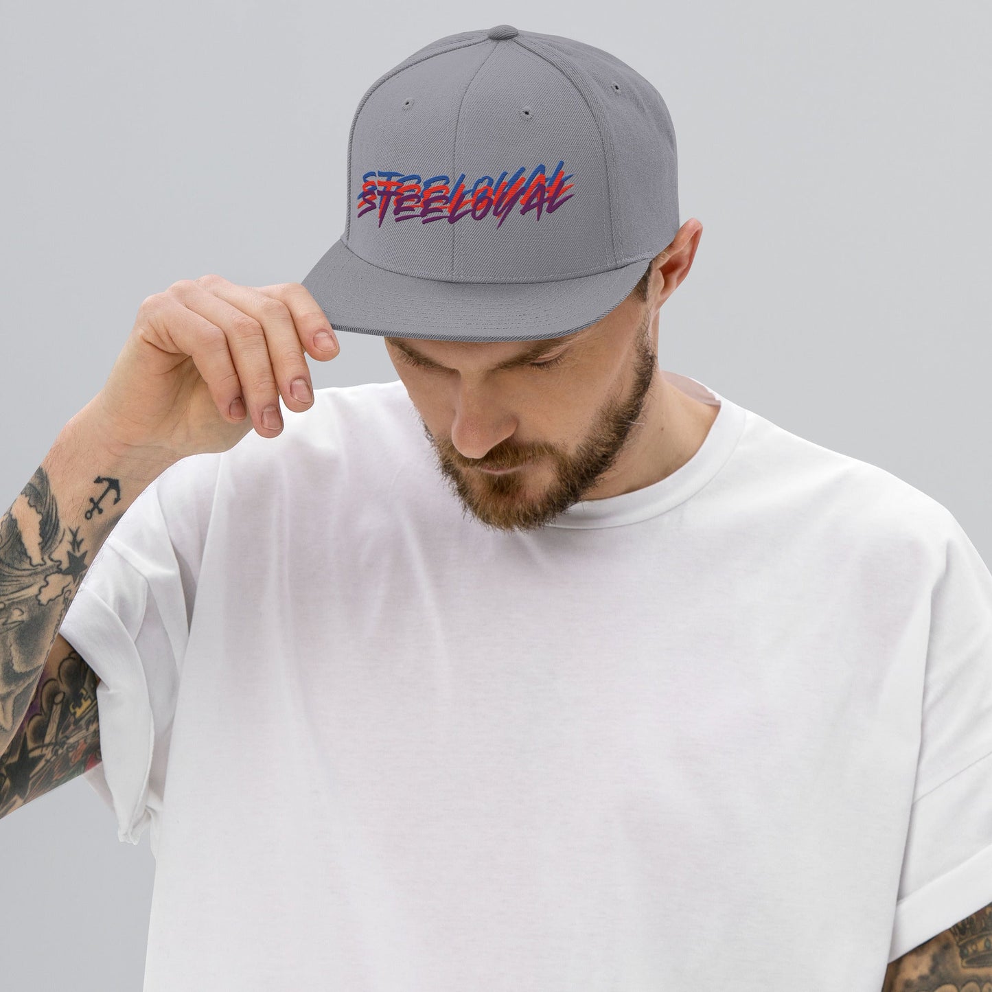 "Steeloyal Tri-Signature Snapback crown" - STEELOYAL