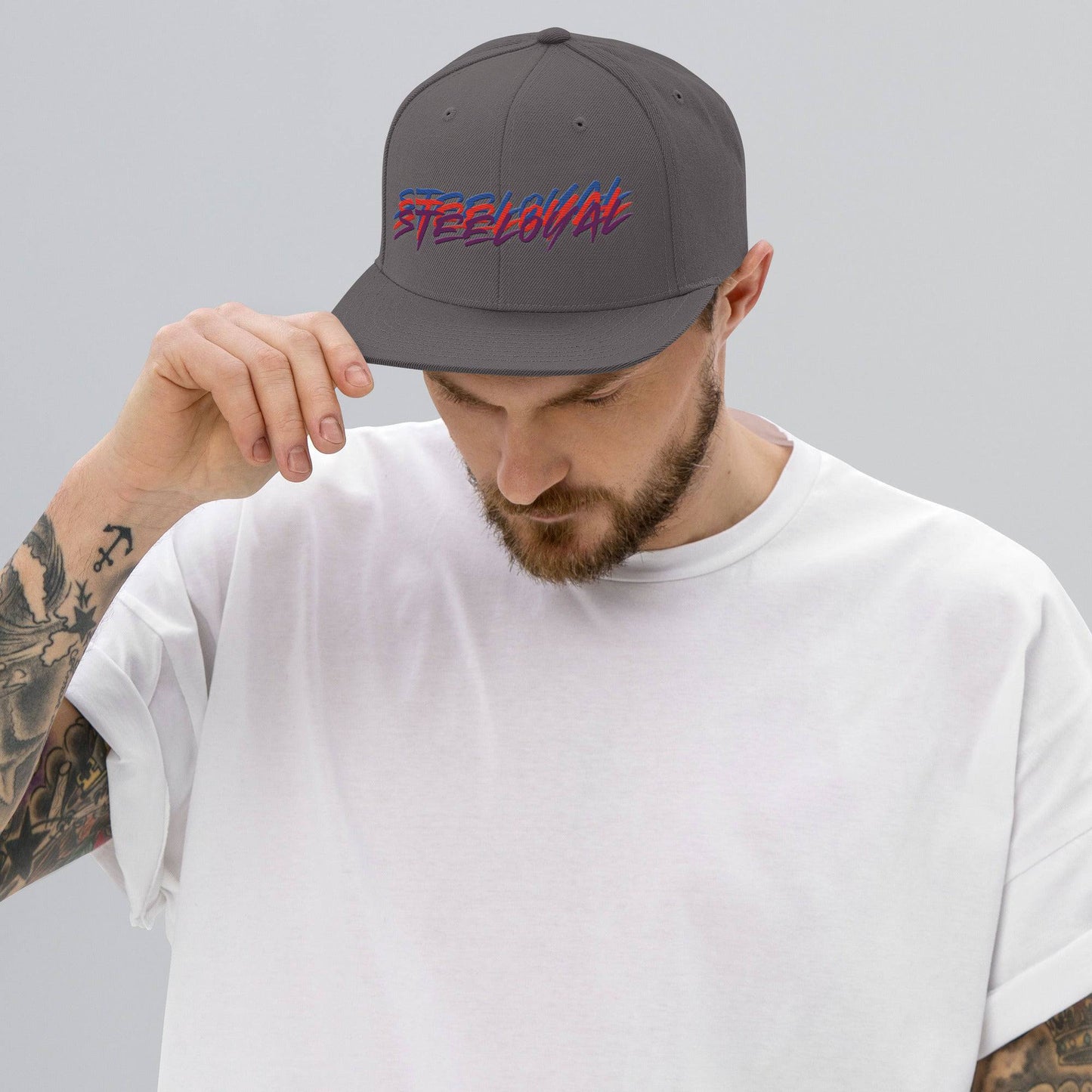 "Steeloyal Tri-Signature Snapback crown" - STEELOYAL
