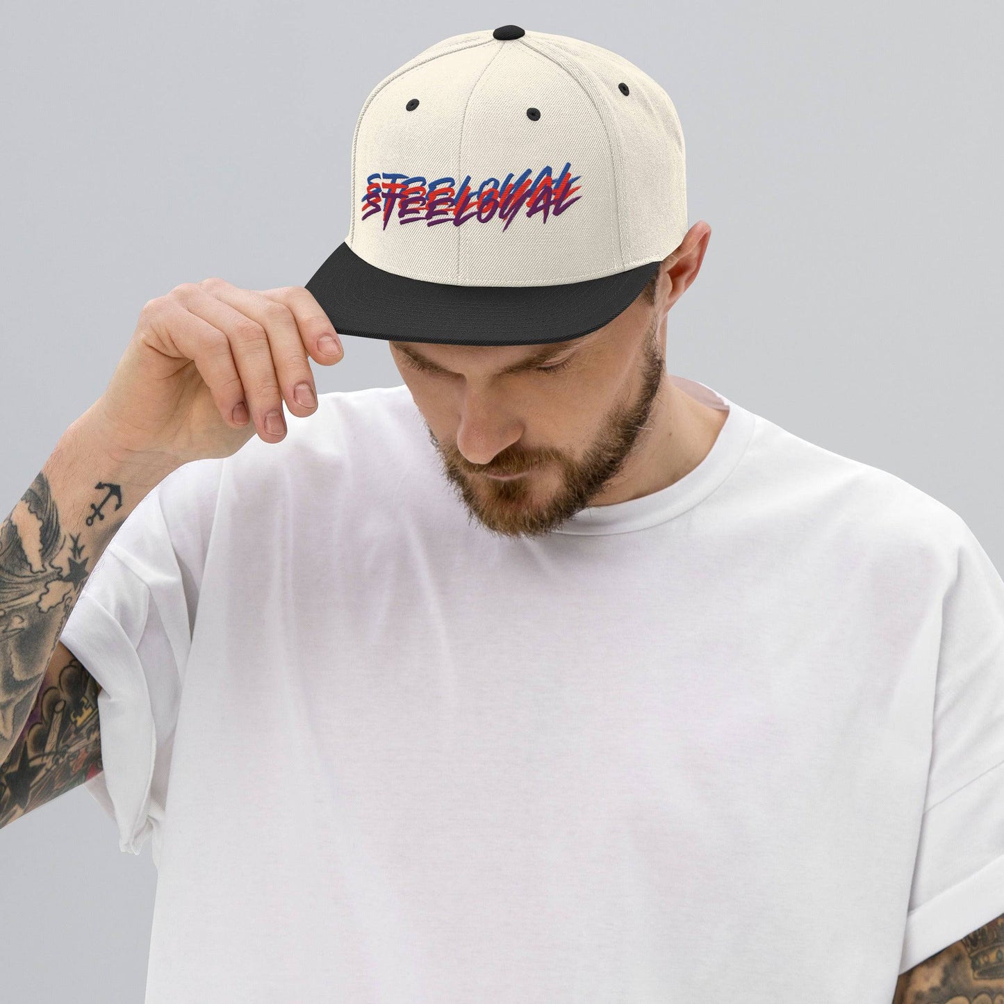 "Steeloyal Tri-Signature Snapback crown" - STEELOYAL