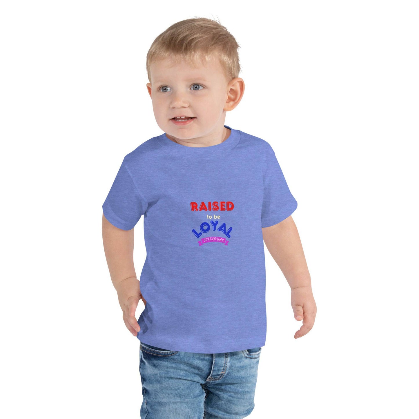 Steeloyal raised to be loyal Toddler Short Sleeve Tee - STEELOYAL