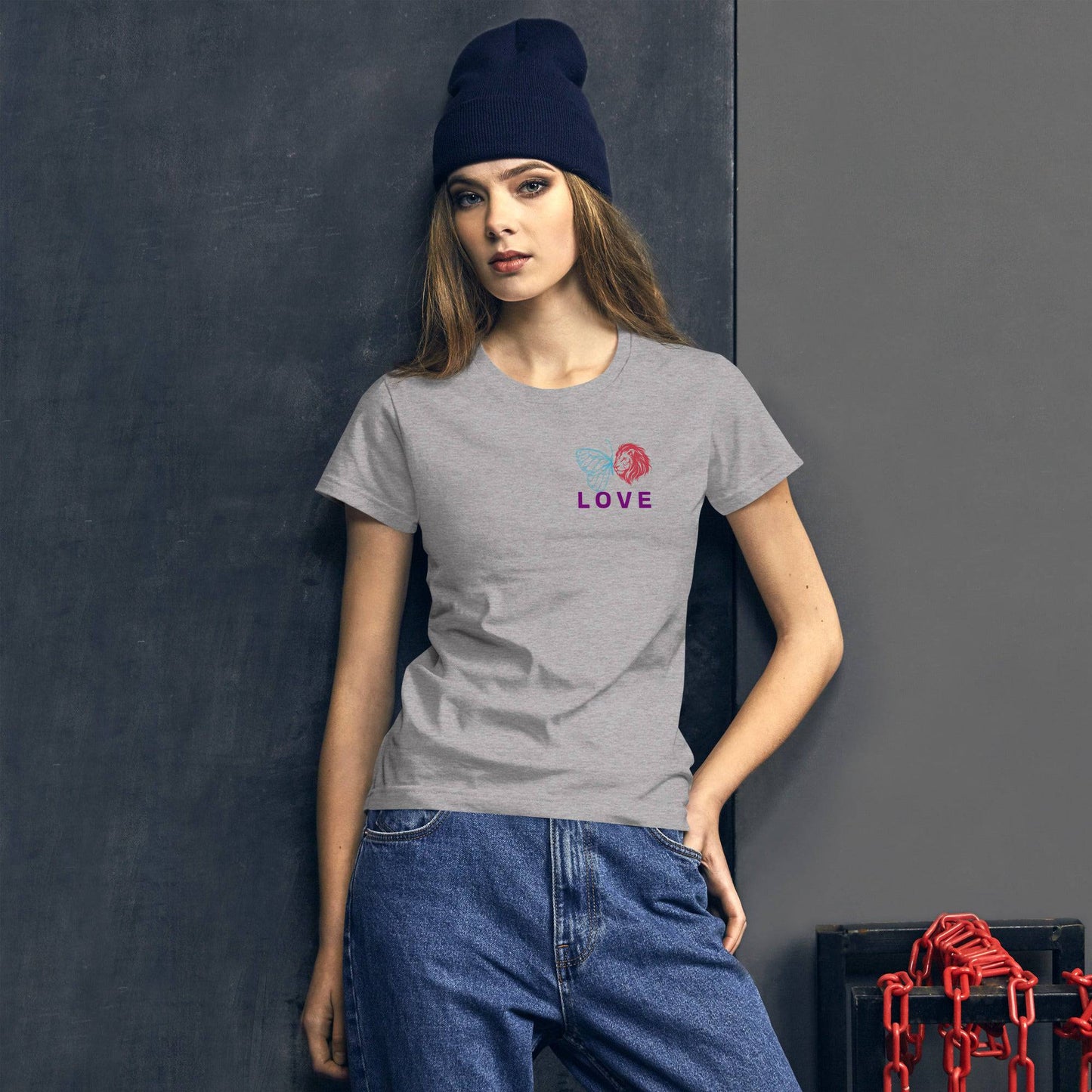 Women's Steeloyal loyalty and love short T-shirt - STEELOYAL