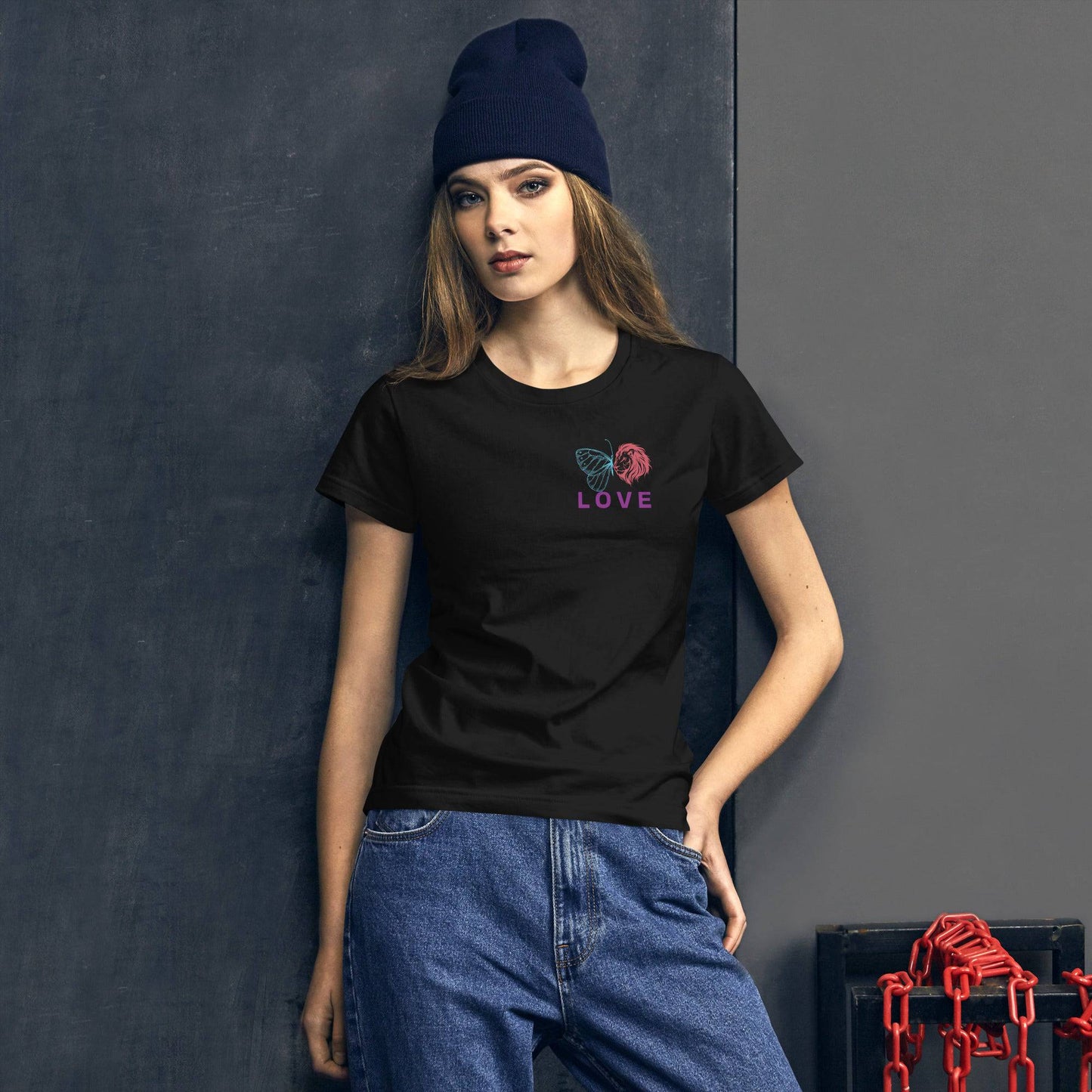 Women's Steeloyal loyalty and love short T-shirt - STEELOYAL