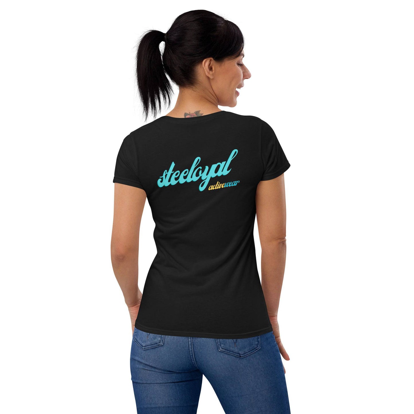 Women's Steeloyal loyalty and love short T-shirt - STEELOYAL