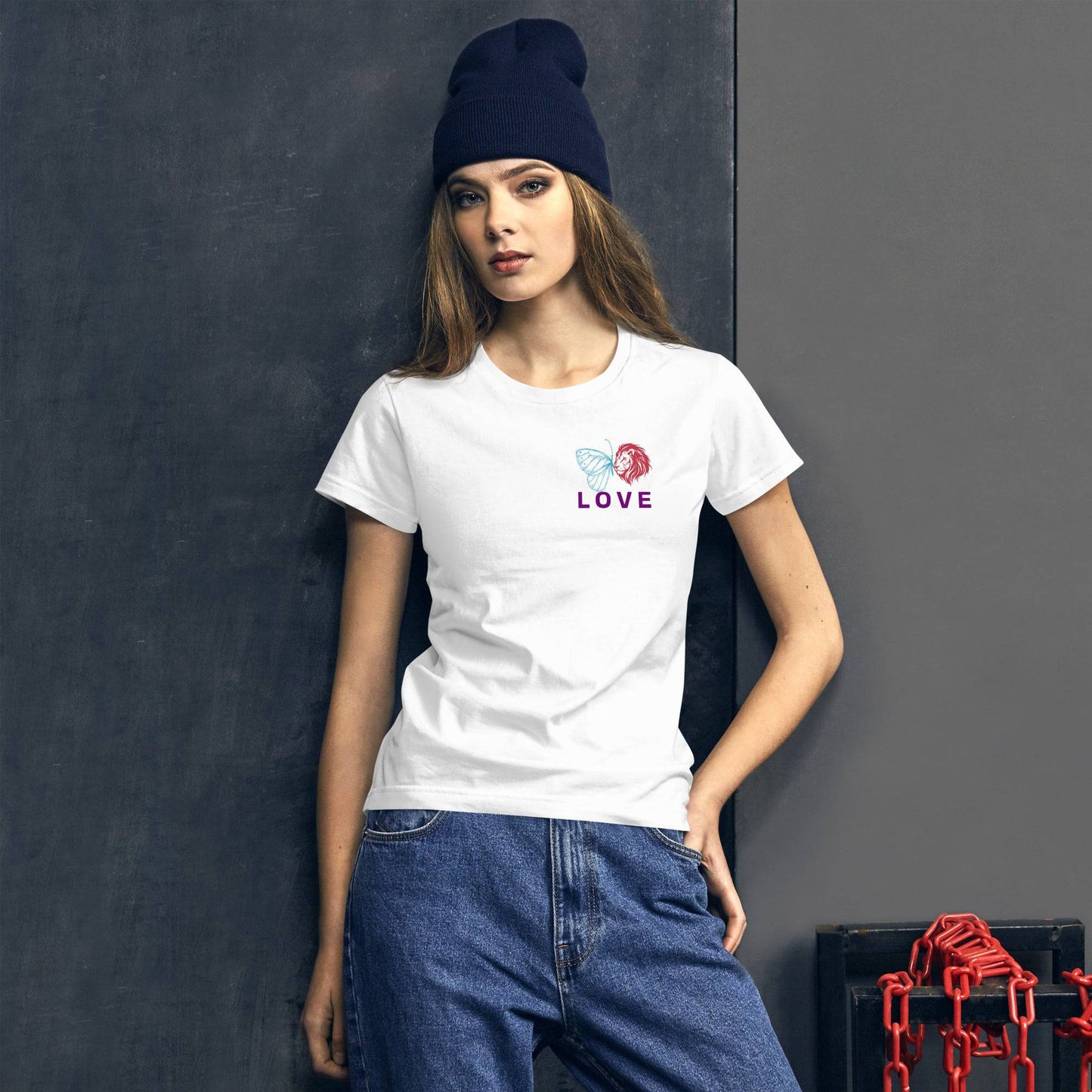Women's Steeloyal loyalty and love short T-shirt - STEELOYAL