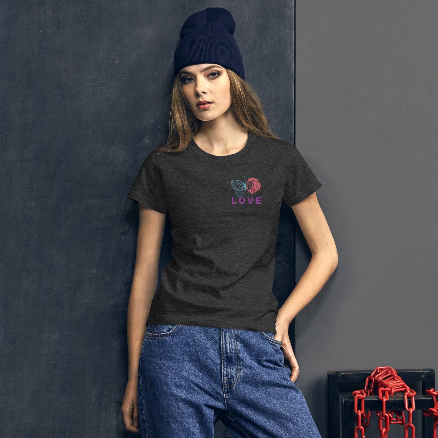 Women's Steeloyal loyalty and love short T-shirt - STEELOYAL