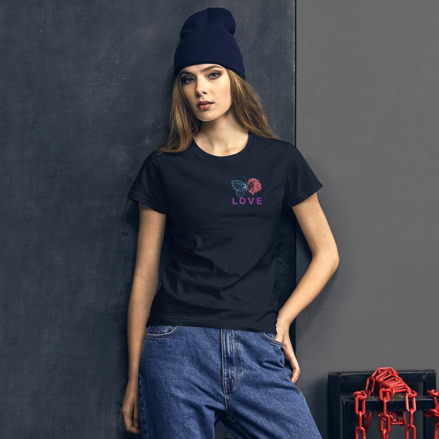 Women's Steeloyal loyalty and love short T-shirt - STEELOYAL