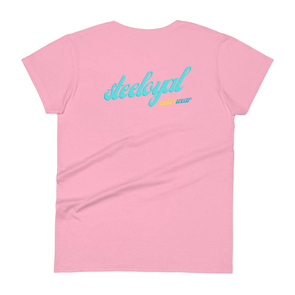 Women's Steeloyal loyalty and love short T-shirt - STEELOYAL