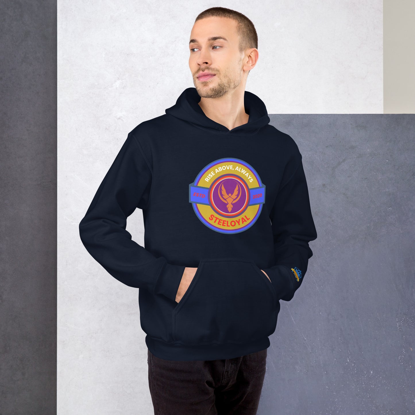 Steeloyal "Rise above" hoodie - STEELOYAL