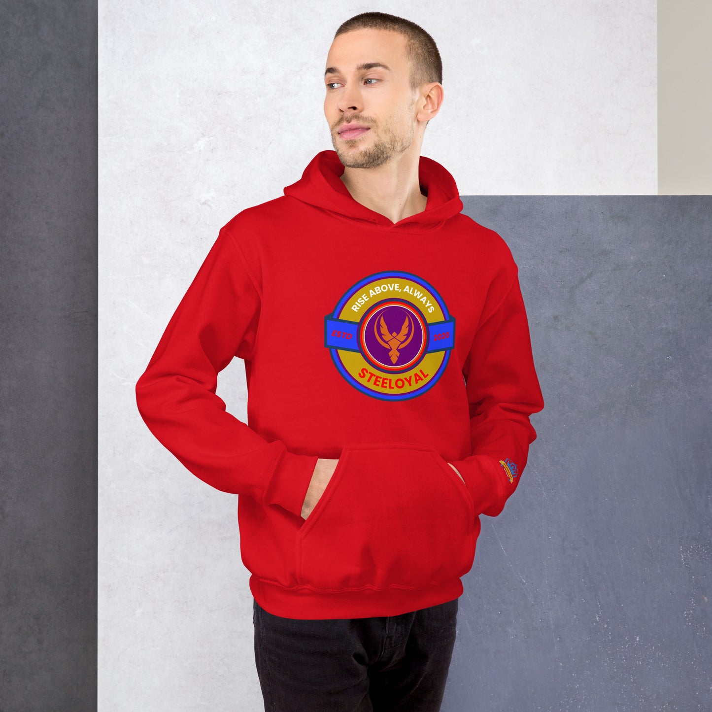 Steeloyal "Rise above" hoodie - STEELOYAL