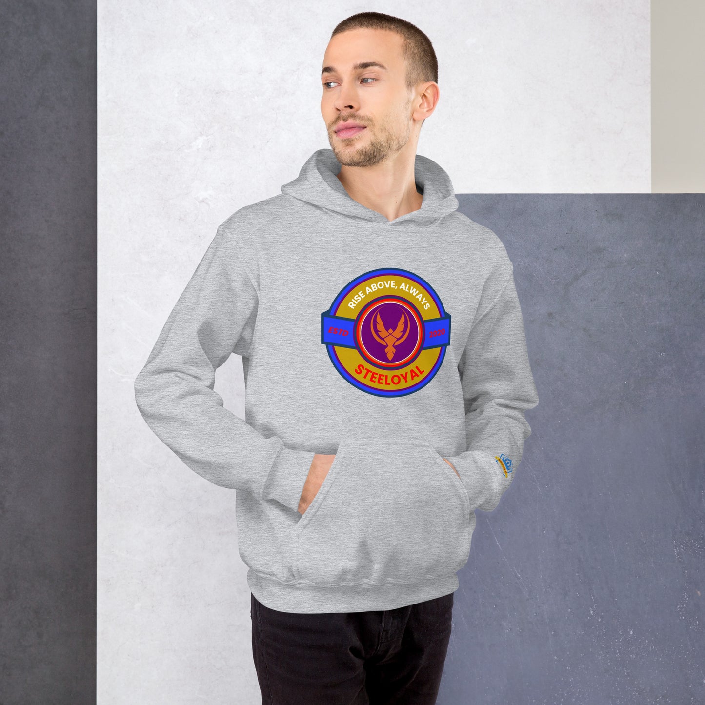 Steeloyal "Rise above" hoodie - STEELOYAL