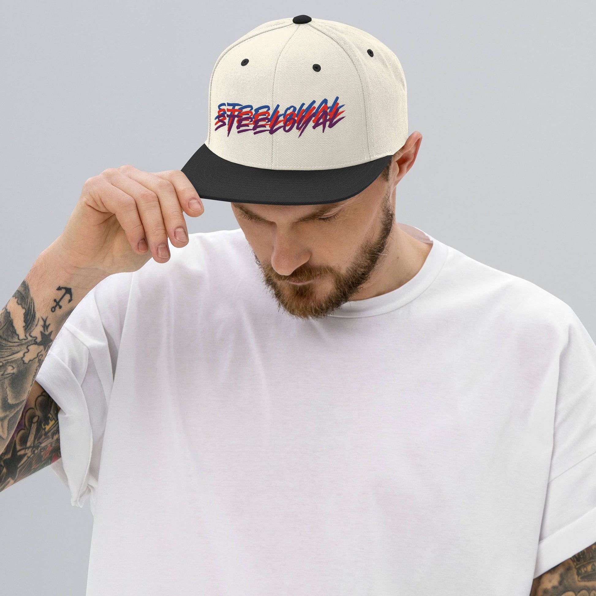 "Steeloyal Tri-Signature Snapback crown" - STEELOYAL