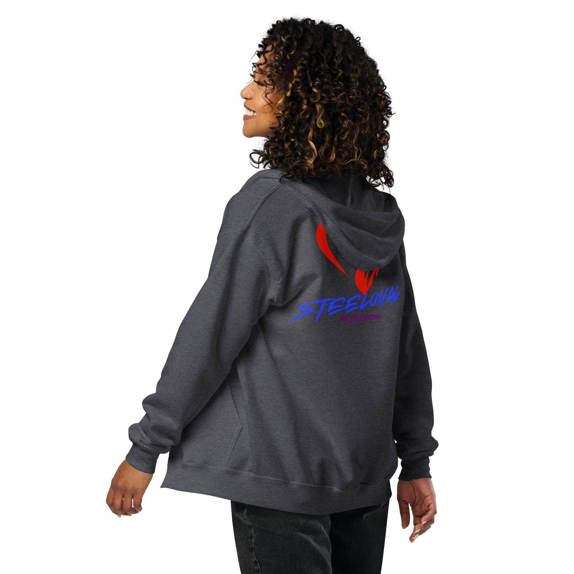 Steeloyal heart of loyalty heavy blend zip hoodie - STEELOYAL