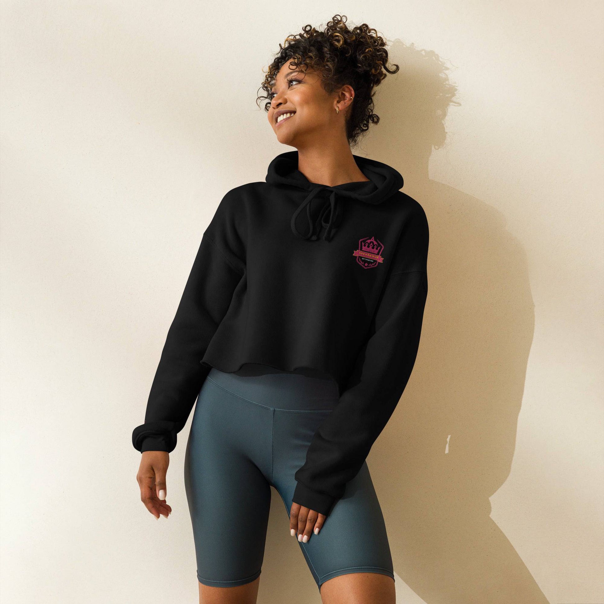 "Steeloyal Queen Crop Hoodie" - STEELOYAL