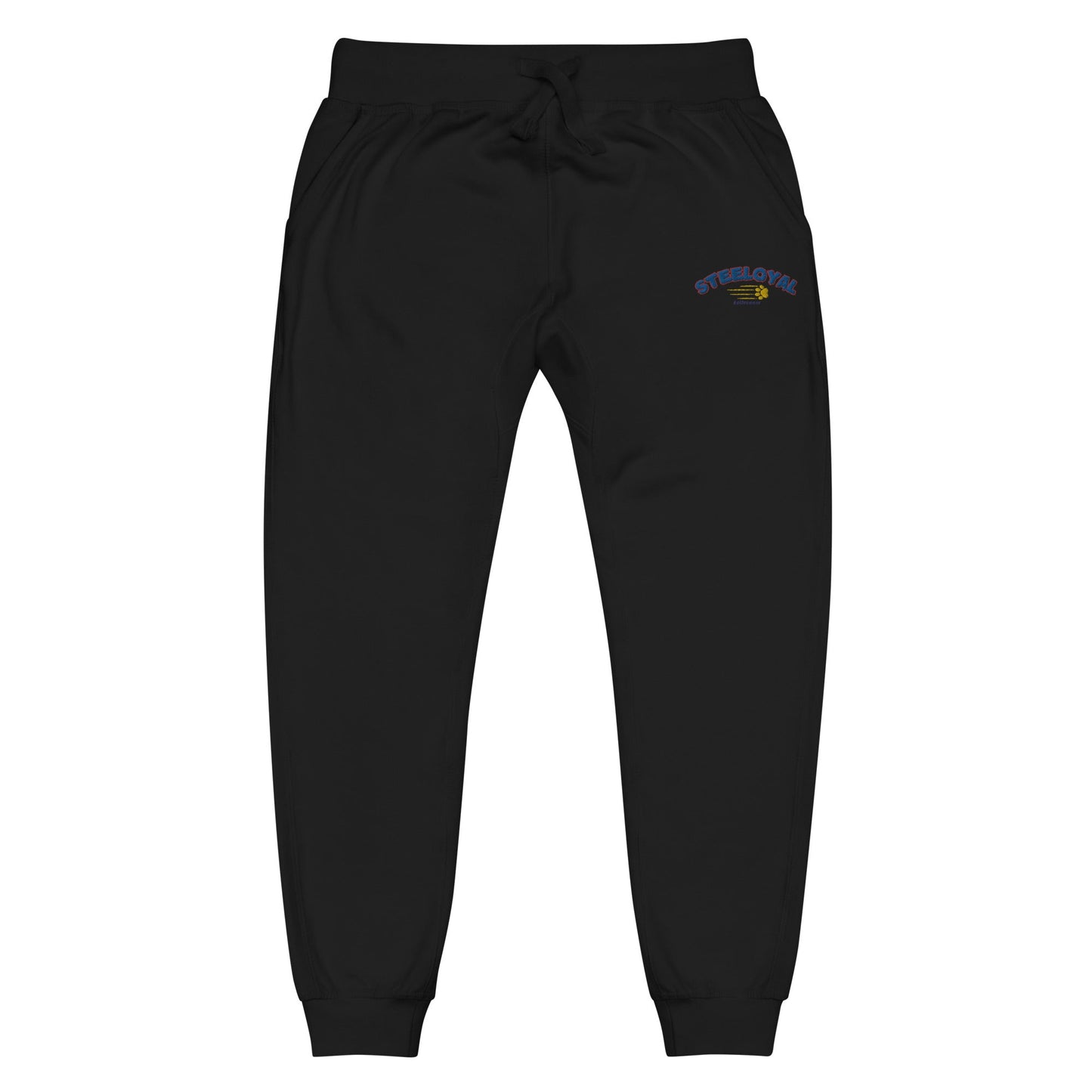 Steeloyal paw of loyalty logo fleece joggers - STEELOYAL