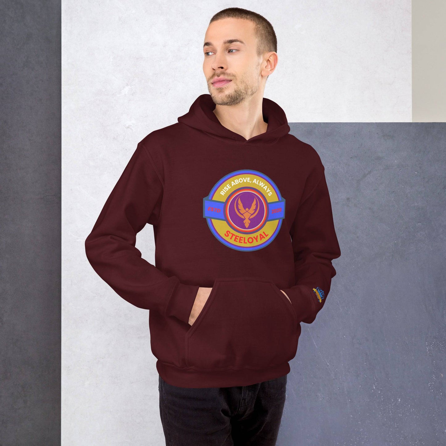 Steeloyal "Rise above" hoodie - STEELOYAL