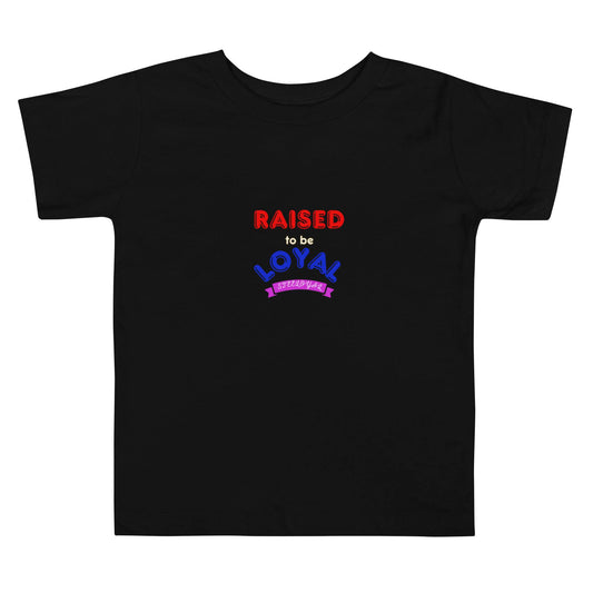 Steeloyal raised to be loyal Toddler Short Sleeve Tee - STEELOYAL