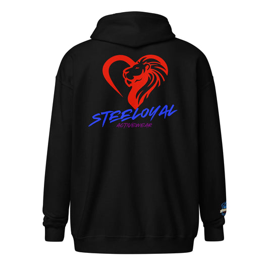 Steeloyal heart of loyalty heavy blend zip hoodie - STEELOYAL