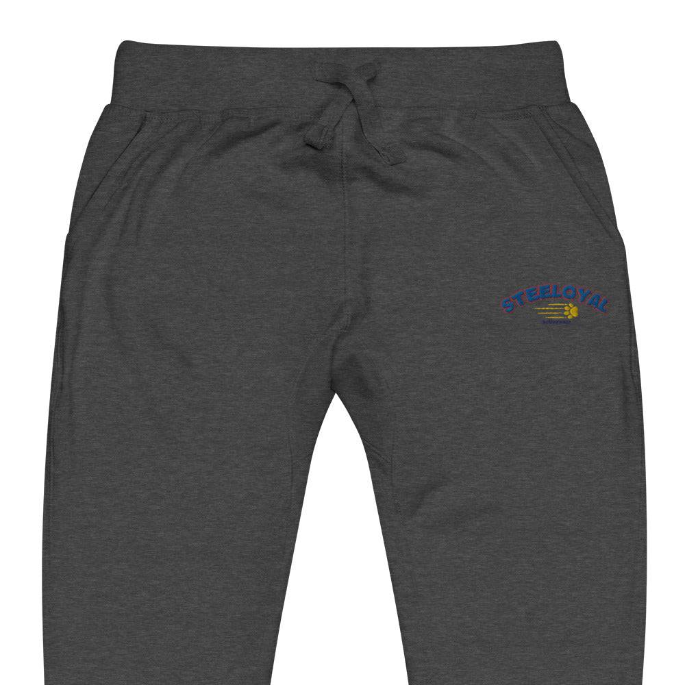 Steeloyal paw of loyalty logo fleece joggers - STEELOYAL