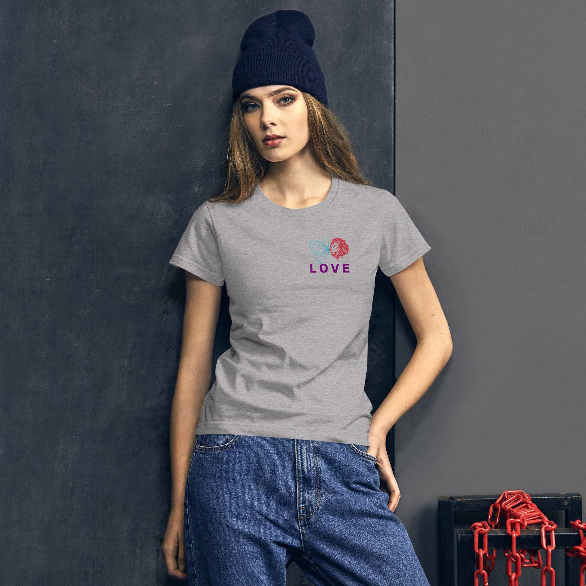 Women's Steeloyal loyalty and love short T-shirt - STEELOYAL