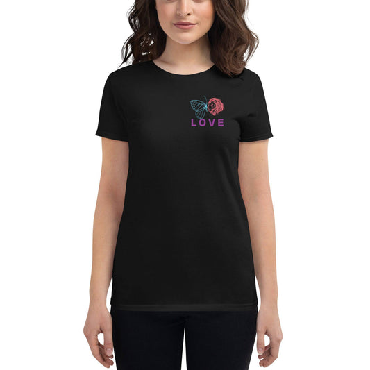 Steeloyal Women's short sleeve love  t-shirt - STEELOYAL