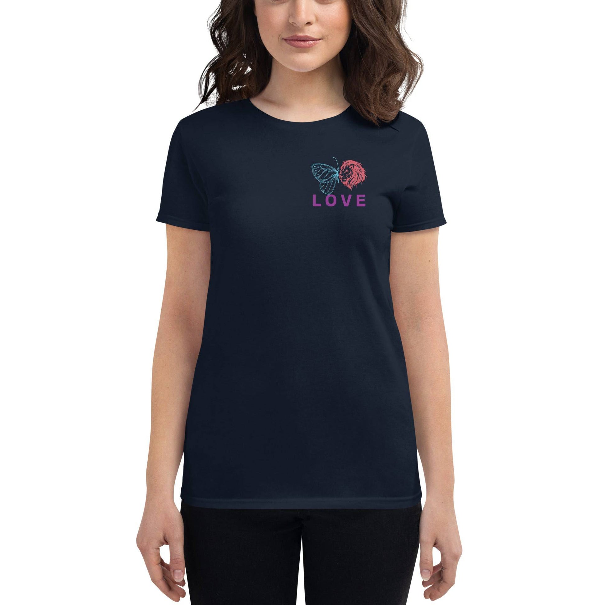 Steeloyal Women's short sleeve love  t-shirt - STEELOYAL