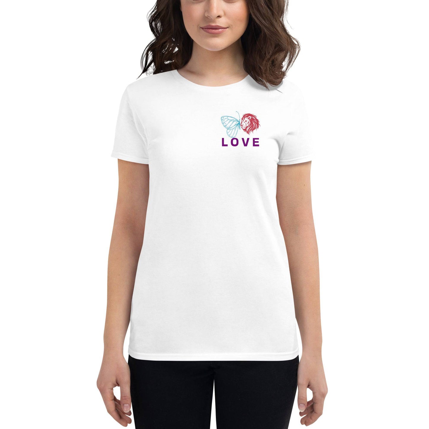 Steeloyal Women's short sleeve love  t-shirt - STEELOYAL