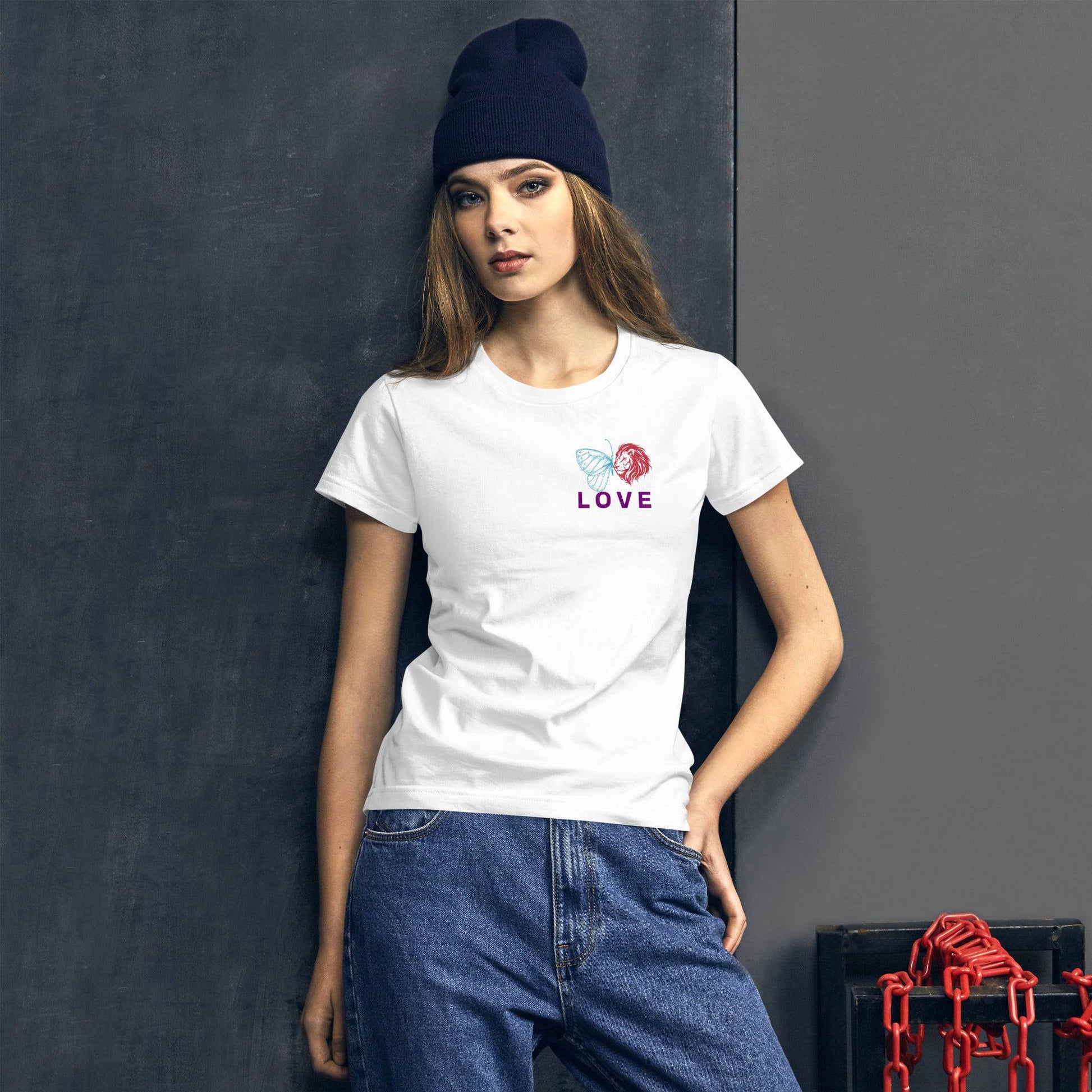 Women's Steeloyal loyalty and love short T-shirt - STEELOYAL