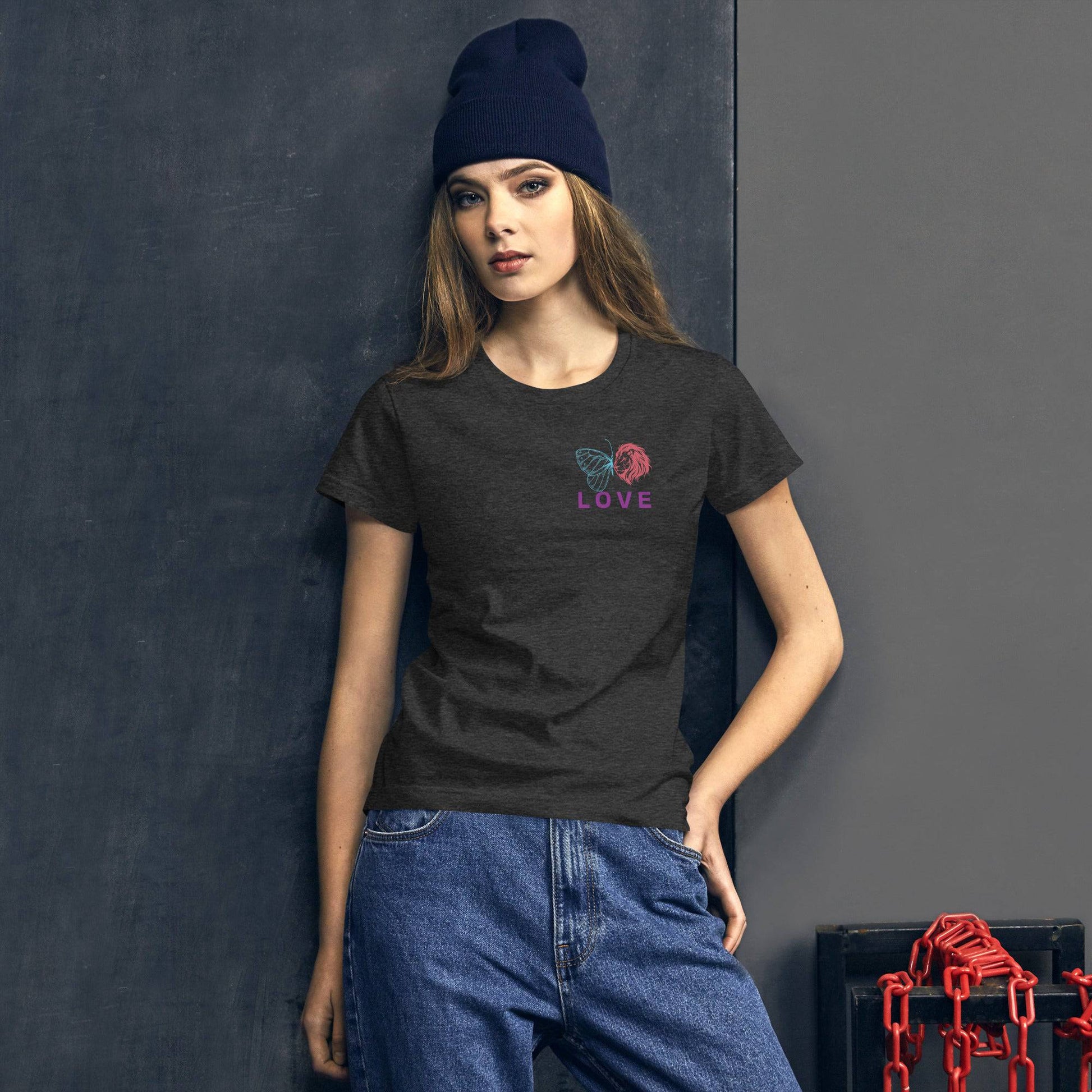 Women's Steeloyal loyalty and love short T-shirt - STEELOYAL