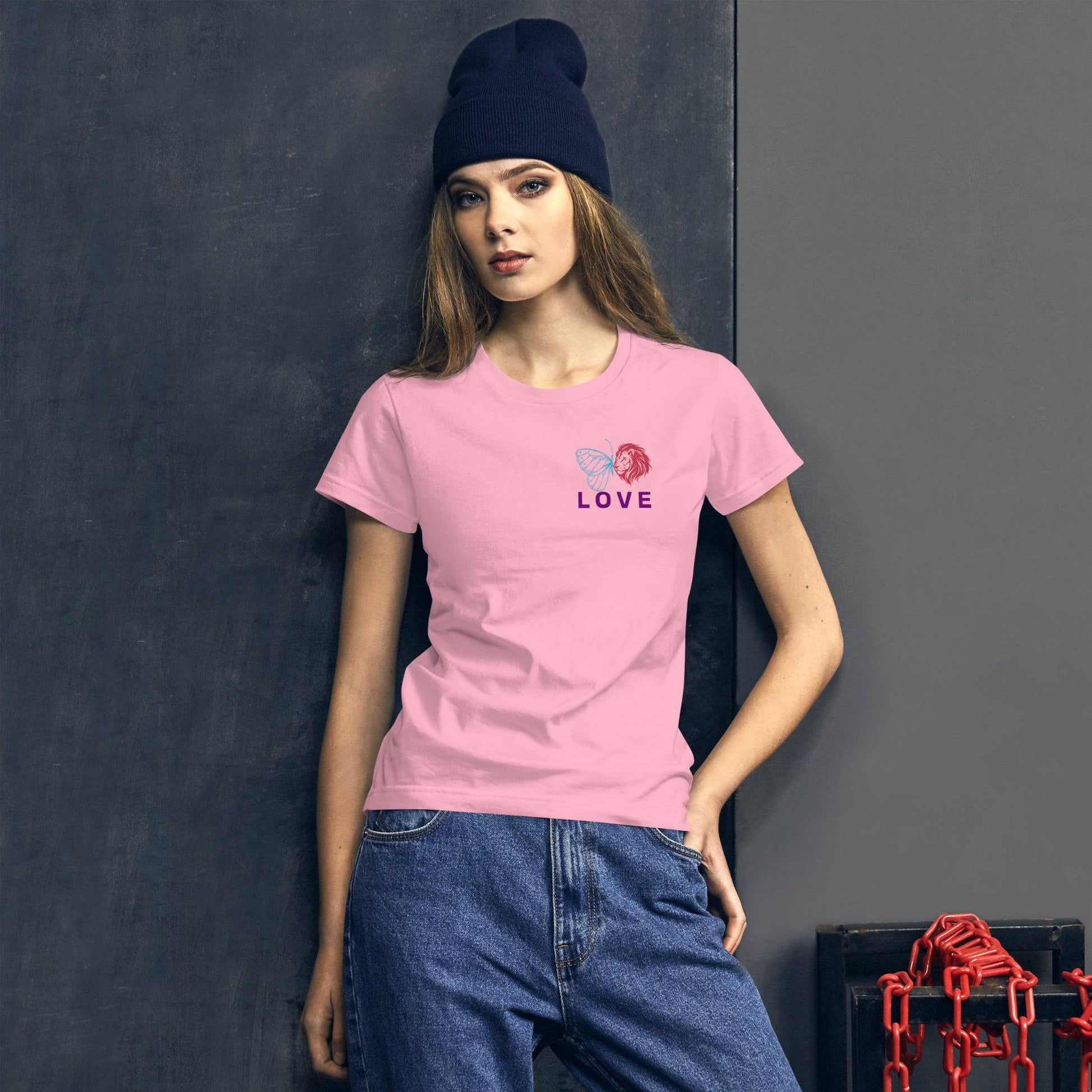 Women's Steeloyal loyalty and love short T-shirt - STEELOYAL
