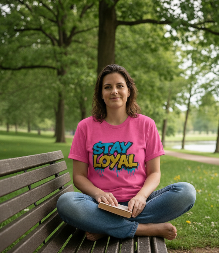 Unisex stay loyal  tee