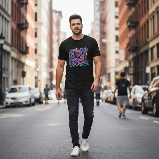 Unisex stay loyal  tee