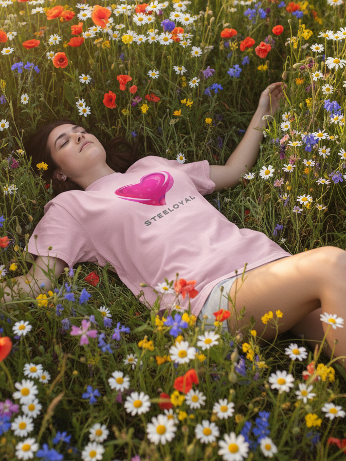 Steeloyal Women’s love flow heavyweight t-shirt