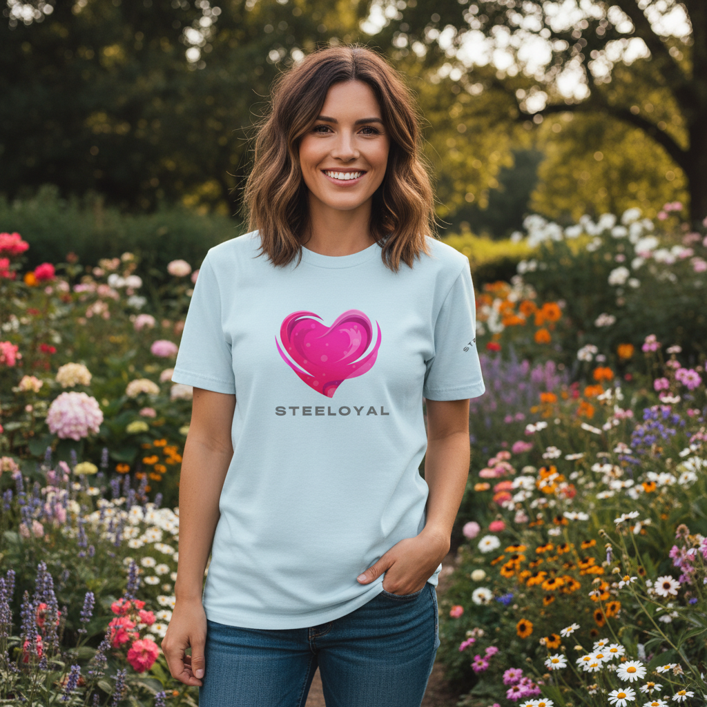 Steeloyal Women’s love flow heavyweight t-shirt