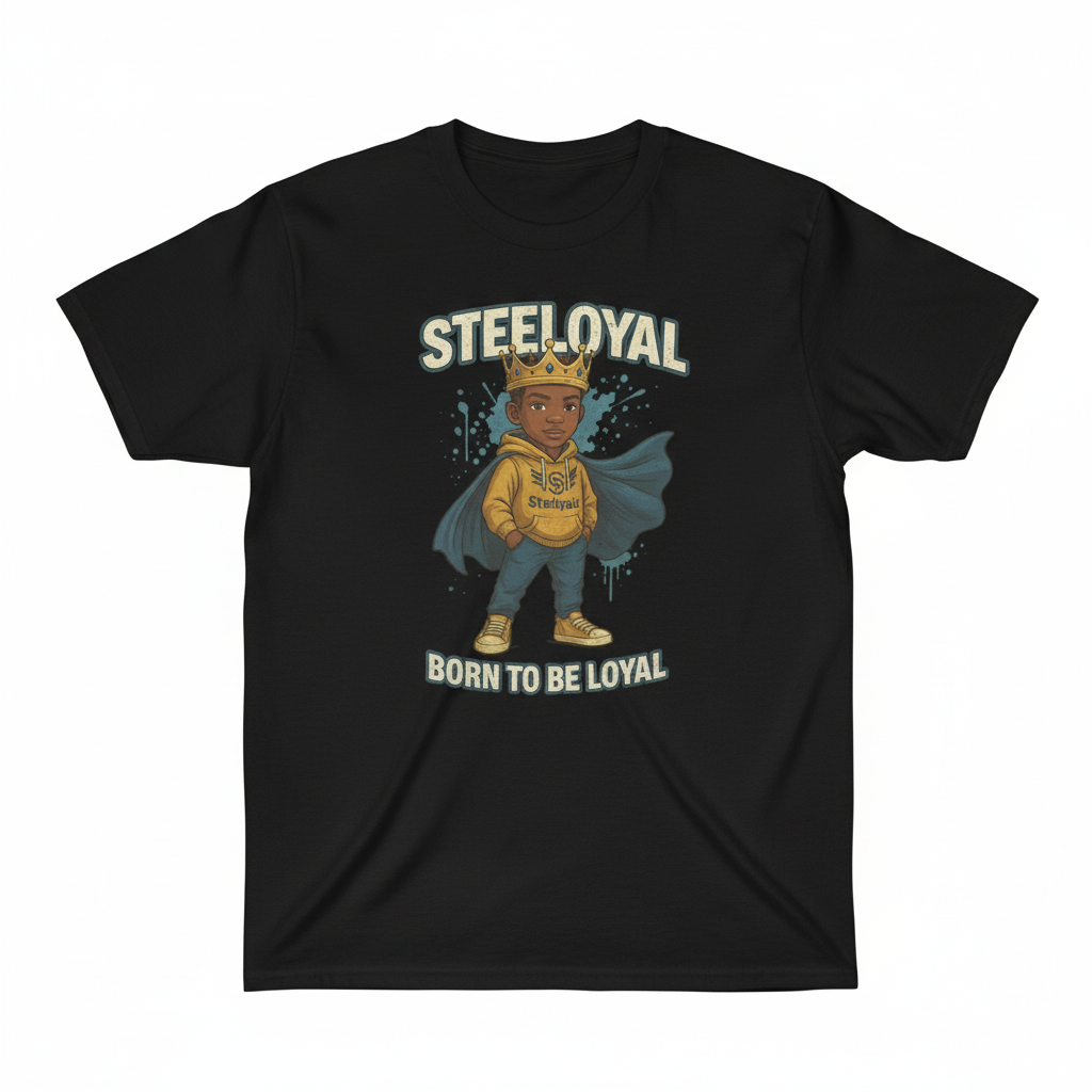 Steeloyal born to be loyal boy's Youth Short Sleeve T-Shirt