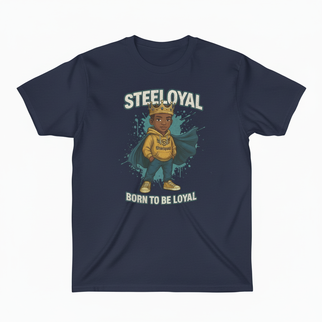 Steeloyal born to be loyal boy's Youth Short Sleeve T-Shirt