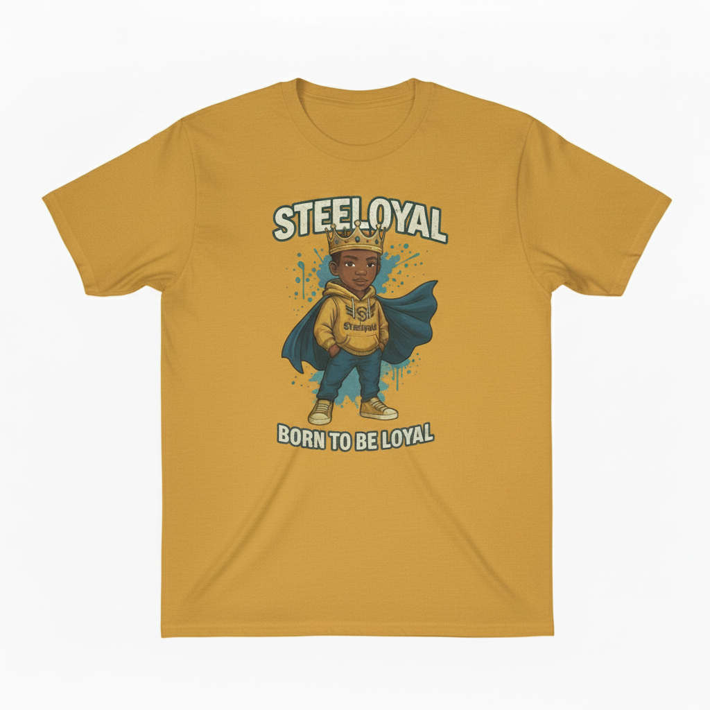 Steeloyal born to be loyal boy's Youth Short Sleeve T-Shirt