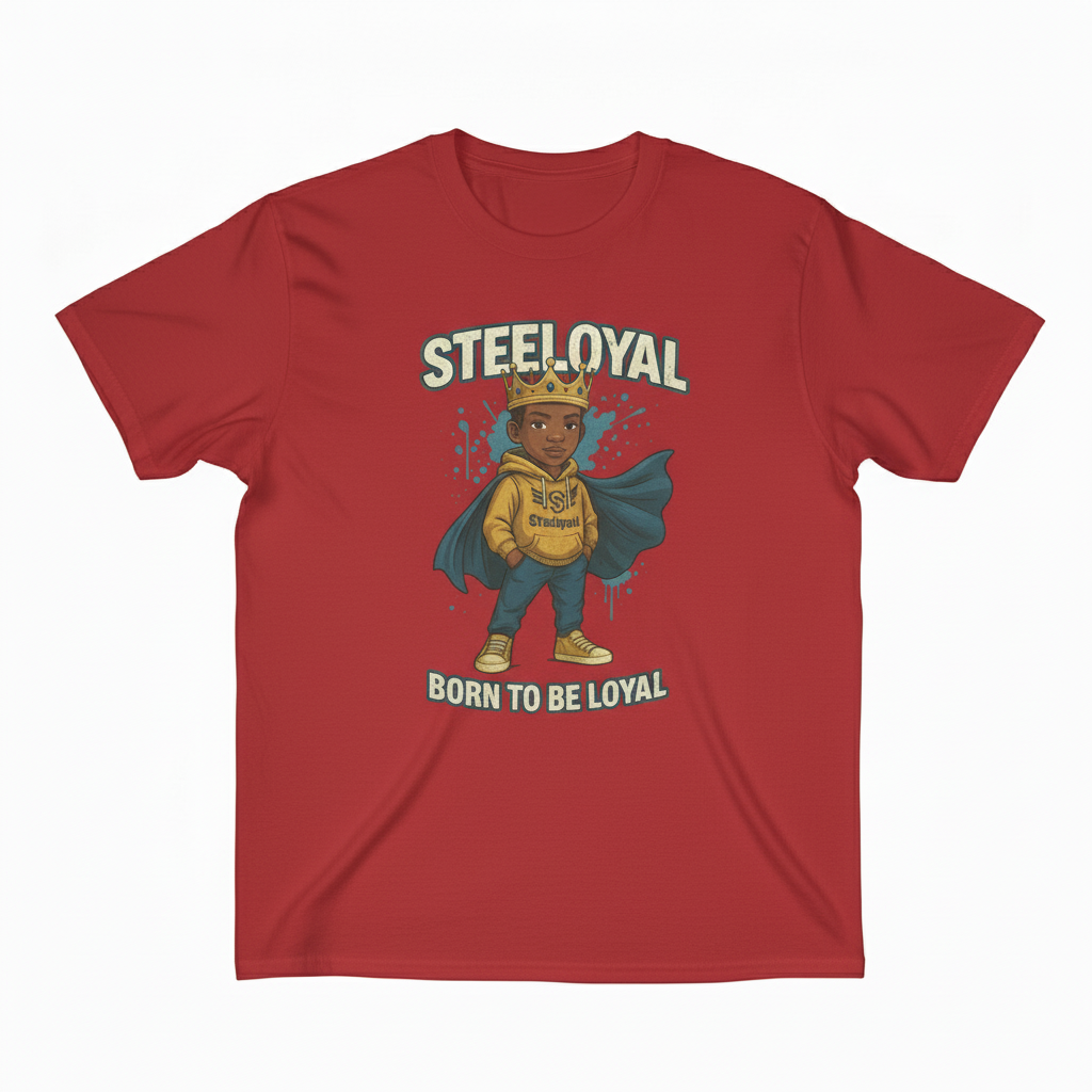 Steeloyal born to be loyal boy's Youth Short Sleeve T-Shirt