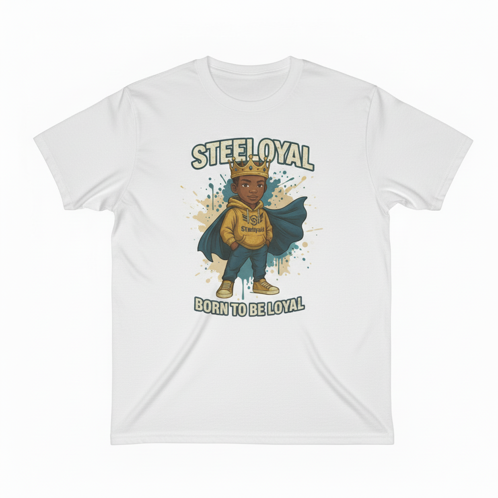 Steeloyal born to be loyal boy's Youth Short Sleeve T-Shirt