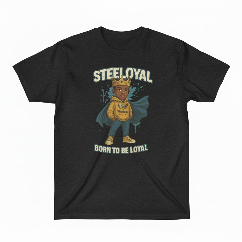 Steeloyal born to be loyal boy's Youth Short Sleeve T-Shirt