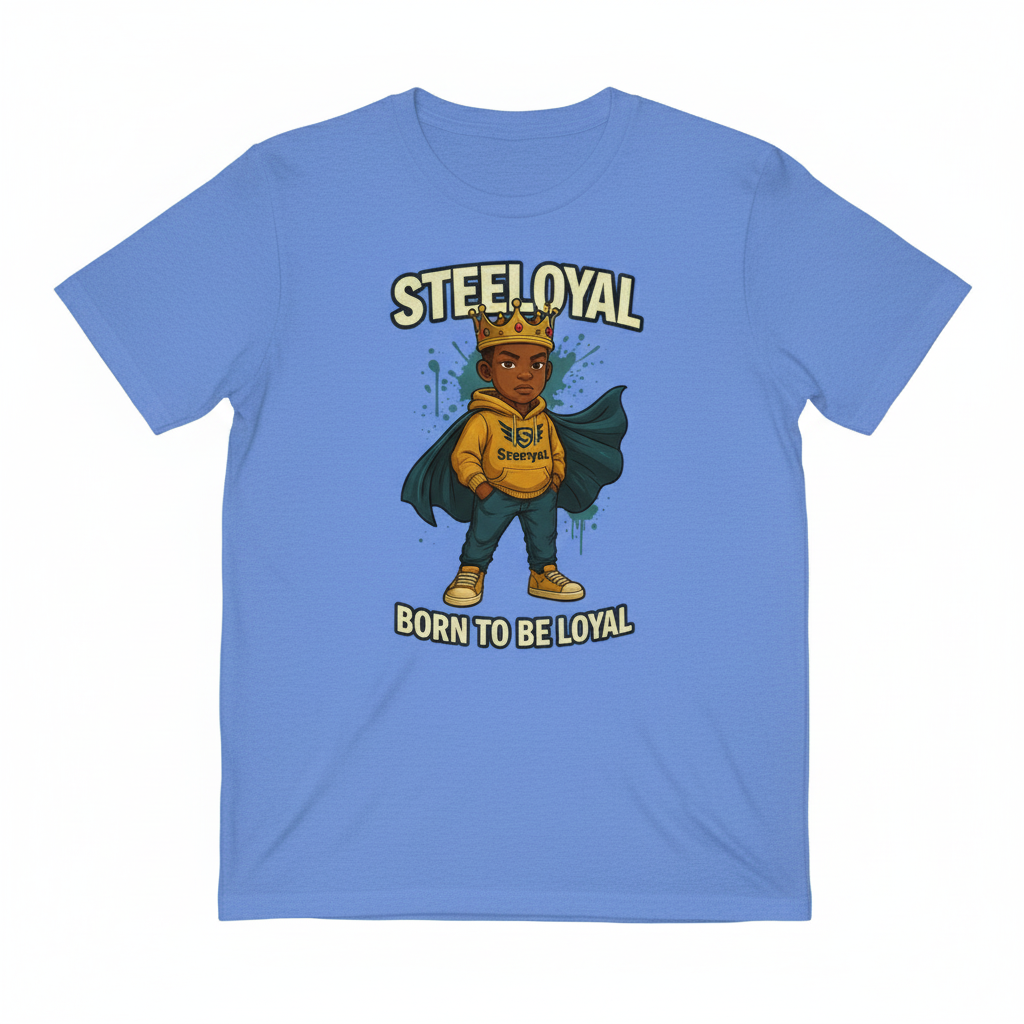 Steeloyal born to be loyal boy's Youth Short Sleeve T-Shirt