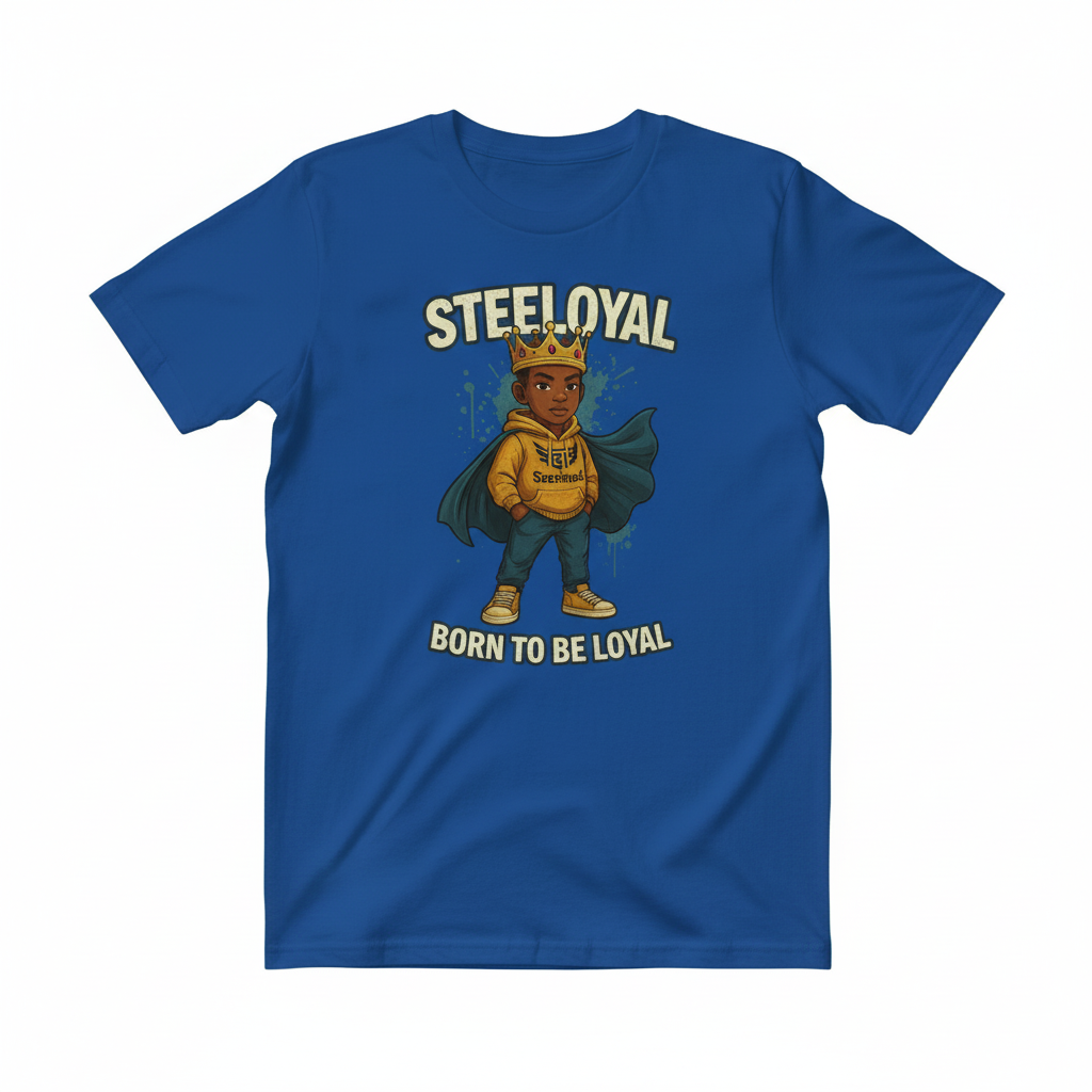 Steeloyal born to be loyal boy's Youth Short Sleeve T-Shirt