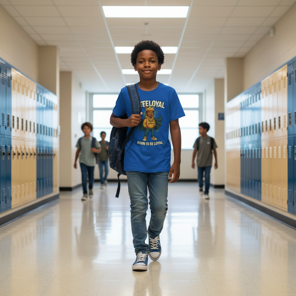 Steeloyal born to be loyal boy's Youth Short Sleeve T-Shirt